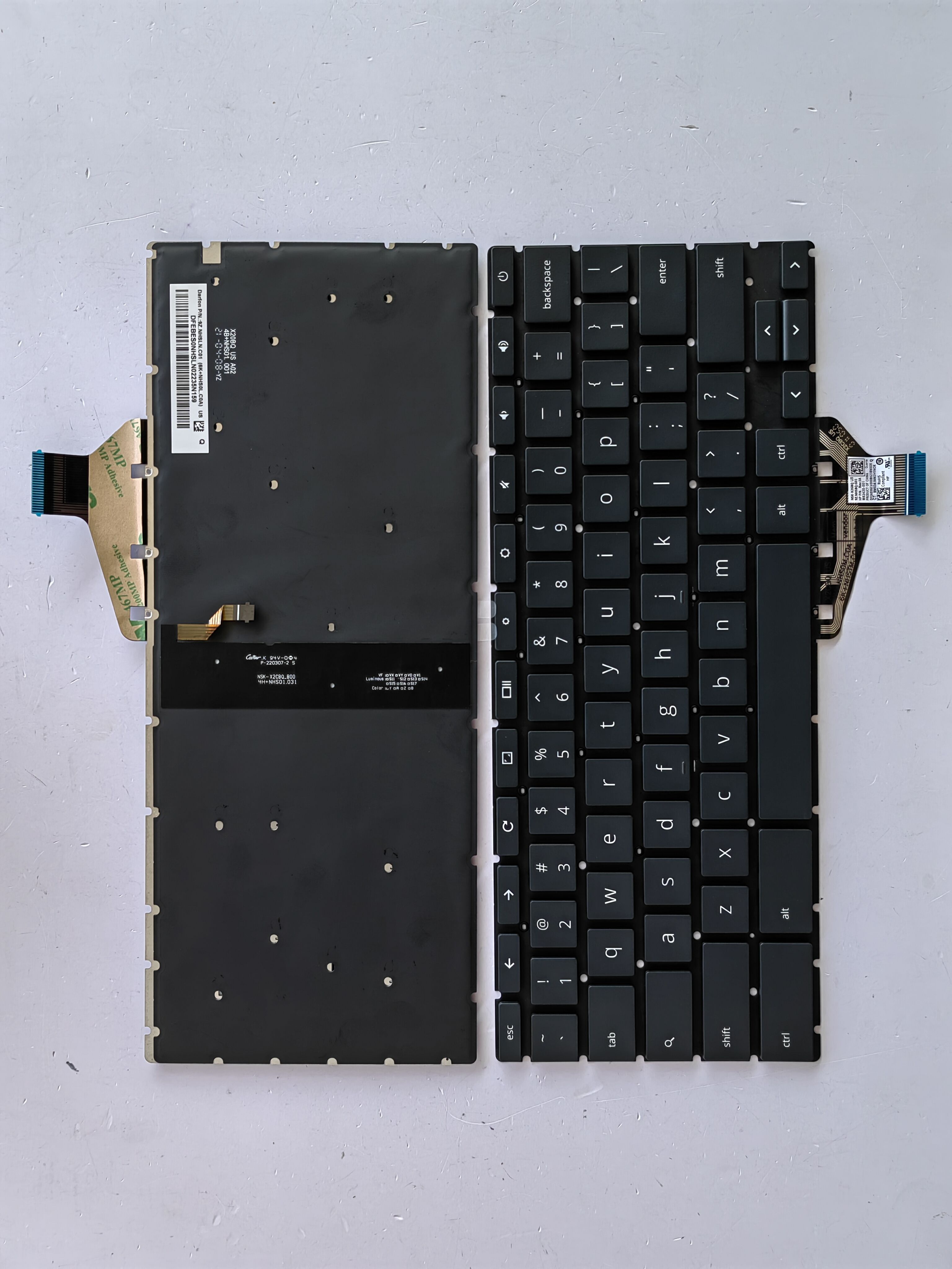 Picture of New Replacement Laptop Keyboard For HP PRO C640 Google version with switch/HPM19M9 BLACK Backlit US Layout